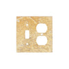 Scabos Travertine Toggle Duplex Switch Wall Plate for elegant home décor