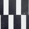 Black and white striped marble tiles from Siena in Bianco Dolomite and Nero Marquina set