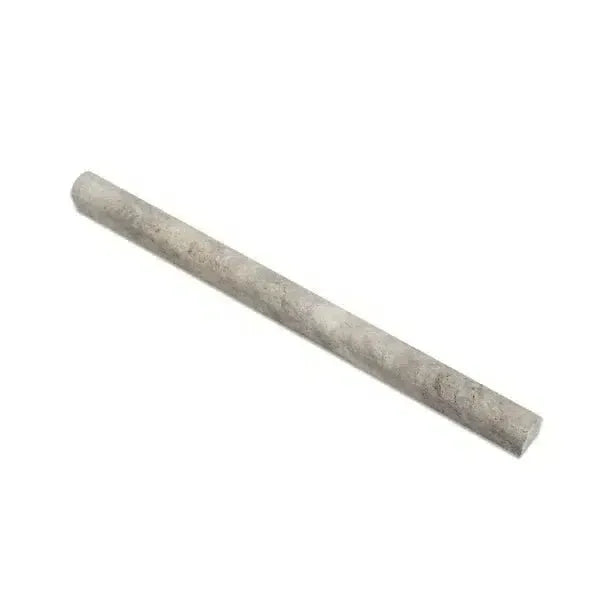 Gray cylindrical chalk stick for Silver Gray Travertine 3/4X12 Bullnose Liner