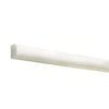 White quarter-round molding for Snow White 1/2X12 Pencil Liner Marble Polished