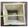 Square tiled container with measuring tape for Split-Face Panel Travertine Set sale