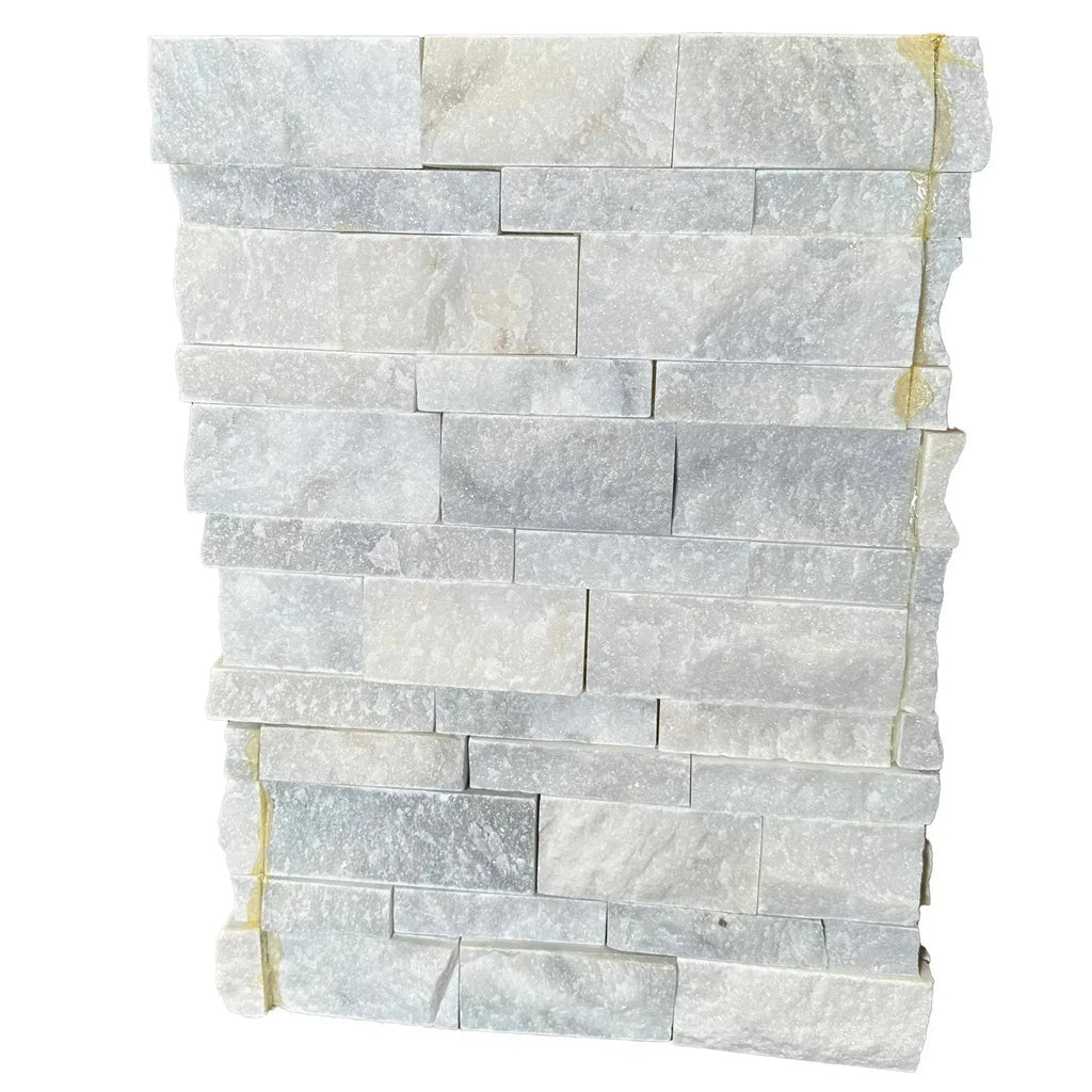 Stacked stone veneer panel from Split-Face Panel Travertine Set in clearance sale