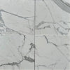 Four white marble tiles from Statuary-Statuario White 12X24 Italian Marble collection