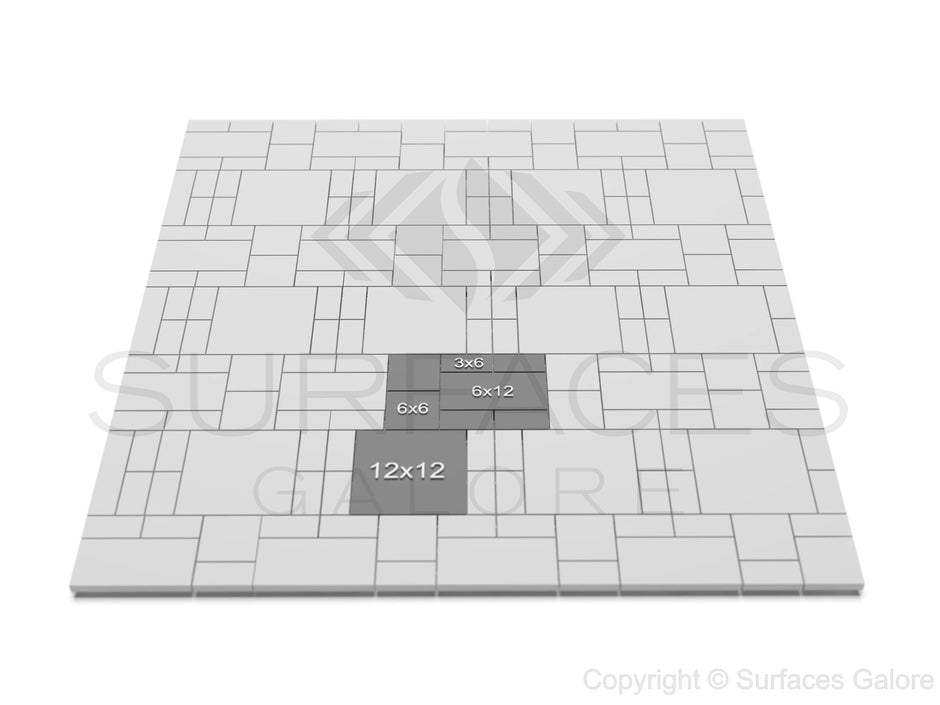 Tile installation tips for marble and travertine stone layout | Surfaces Galore customer guide