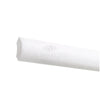 White flexible edge trim for Thassos White 1X12 Quarter-Round Trim Marble