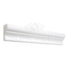 White decorative Thassos White 2X12 Crown Mercer Molding in polished finish