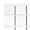 Thassos White 2X2 Mosaic Marble Polished or Honed featuring white square tiles