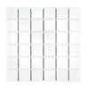 Thassos White 2X2 Mosaic Marble Polished or Honed White Square Mosaic Tile Sheet