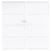 Thassos White 3X6 Deep-Beveled Marble Polished-Honed in white beveled subway tiles