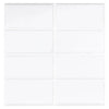 Thassos White 3X6 Deep-Beveled Marble Polished-Honed White Rectangular Tiles