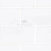 Thassos White 3X6 Marble Tumbled featuring a sleek white rectangular tile pattern