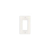 White Decora light switch plate featuring Thassos White Marble design for elegant decor