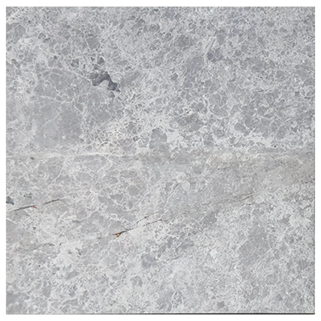 Gray marble slab featuring Tundra Gray 12X12 Marble Polished or Honed finish