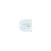 Rough light-colored semi-circular stone from Tundra Gray Bullnose Liner Marble