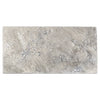 Rectangular gray marble slab of Tundra Gray 3X6 Marble Tumbled for elegant decor