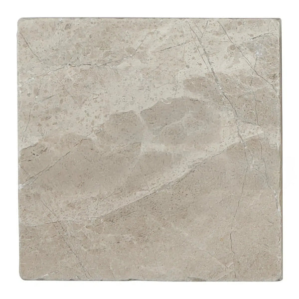 Tundra Gray 4X4 Marble Tumbled Square Tile showcasing elegant marble texture