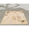 Rectangular marble tile arrangement of Valencia Travertine Versailles Pattern set