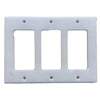 White Marble (Meram Blanc) Double TOGGLE - ROCKER Switch Wall Plate - Marble,granite,black granite,black