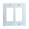 White Marble (Meram Blanc) 4 Gang TOGGLE Switch Wall Plate - Marble,granite,black granite,black marble,polished