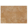 Textured brown travertine tile in Walnut Travertine 16X24 tumbled paver, 3 cm thick