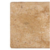 Walnut Travertine 6X12 Tumbled tile showcasing its natural porous texture