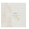 Creamy marble-like surface of White Onyx Bianco-Vanilla Cross-Cut 12X12 Marble Polished