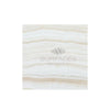 Creamy, horizontally-banded White Onyx Bianco-Vanilla 12X12 polished marble tile