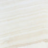 Creamy striated stone surface of White Onyx Bianco-Vanilla Vein-Cut Marble Polished