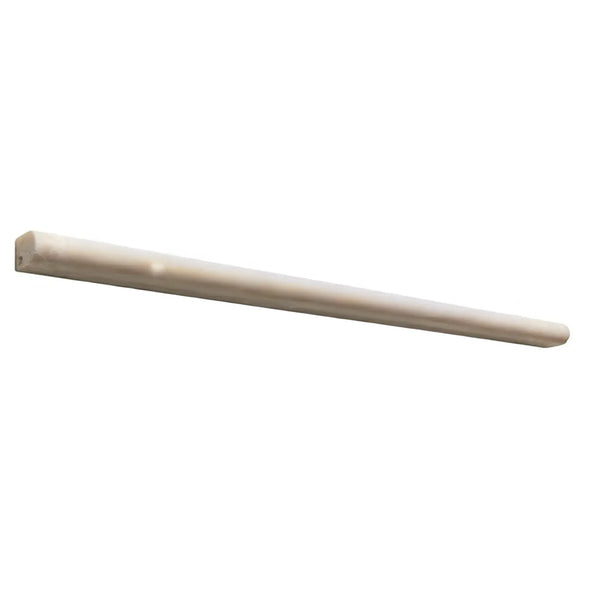 Wooden dowel rod for White Pearl/Botticino Pencil Liner Molding, polished or honed