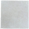 Square marble tile featuring White Pearl and Botticino Beige in a tumbled finish