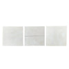 Three light gray tiles of White Pearl/Botticino Beige Marble 18X18 polished or honed