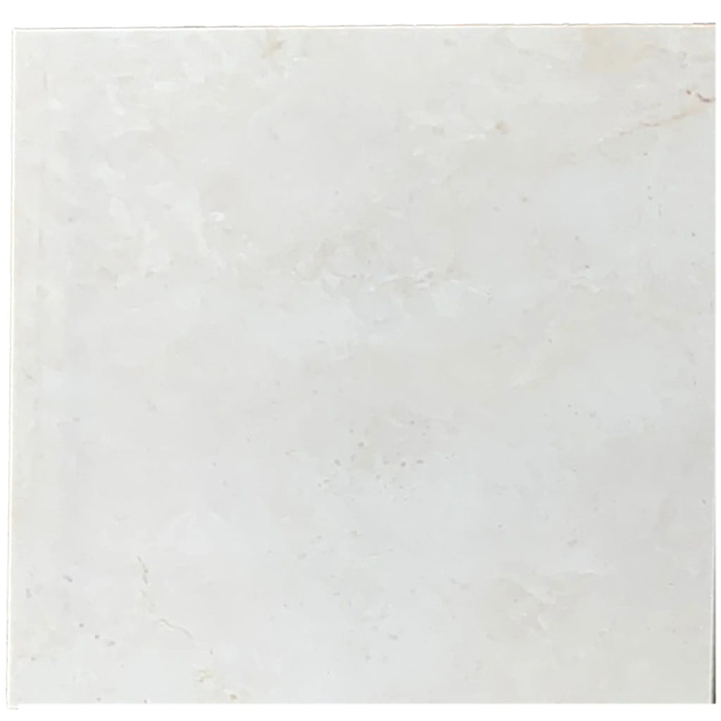 Off-white square tile from White Pearl/Botticino Beige Marble 18X18 polished or honed