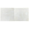 Two square white tiles of White Pearl/Botticino Beige Marble 18X18 polished finish