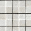 White Pearl Botticino Beige Marble 2X2 Square Mosaic Polished Tile Sheet