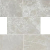 Light gray marble tiles from White Pearl/Botticino Beige Marble 3X6 polished or honed