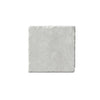 Square textured tile in White Pearl and Botticino Beige Marble 4X4 Tumbled design