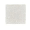 Square transparent textured tile from White Pearl/Botticino Beige Marble 4X4 Tumbled